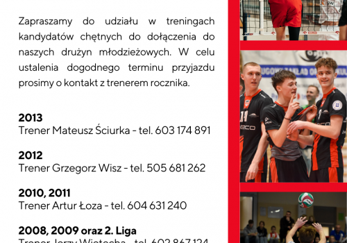 Nabór do drużyn młodzieżowych Asseco Resovii Rzeszów - dołącz do AKS Resovii Rzeszów